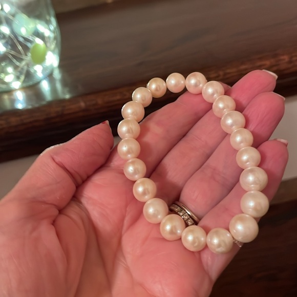 ivory cultured pearl bracelet dec - Picture 3 of 4